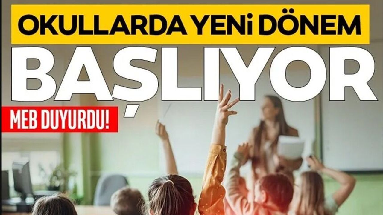 Öğrenciler bunu bekliyordu: MEB duyurdu, Yeni takvim belli oldu